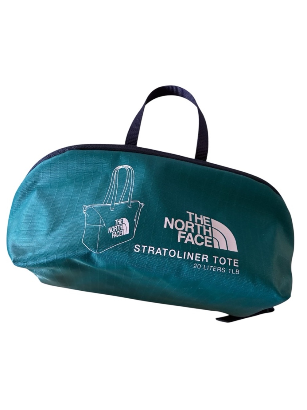 The North Face small bag toiletry kit dark green